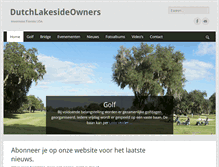 Tablet Screenshot of dutchlakesideowners.com